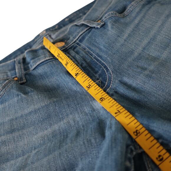 7 For All Mankind Womens The Skinny Crop & Roll Jeans Size 26 Light Wash Denim - Picture 10 of 12
